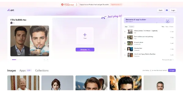 Screenshot of A1.art