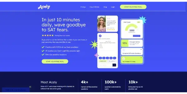Screenshot of Acely.ai