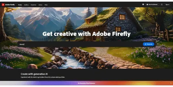 Screenshot of Adobe Firefly 3