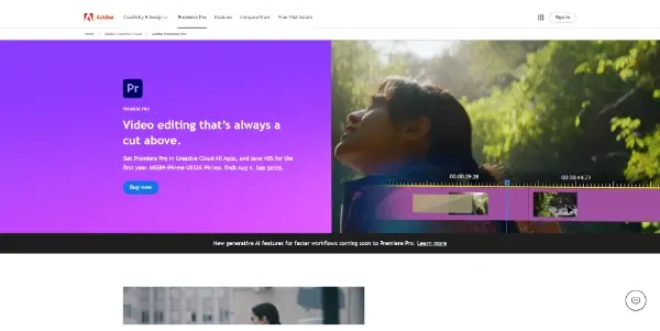 Screenshot of Adobe Premiere Pro