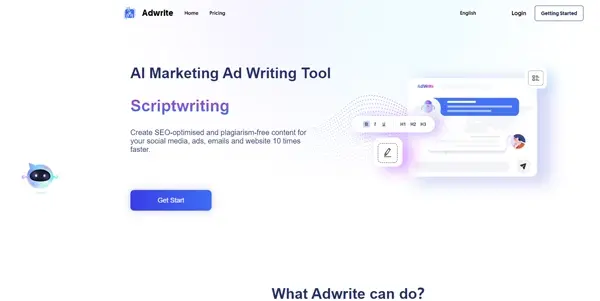 Screenshot of Adwrite