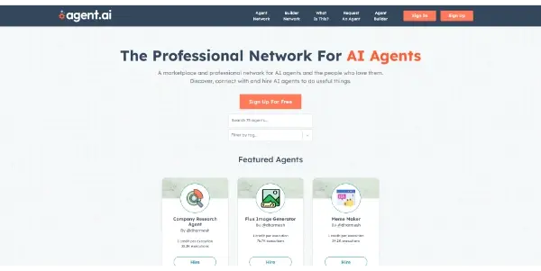 Screenshot of Agent.ai
