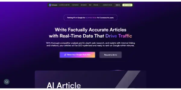 Screenshot of AI Article Writer 6.0