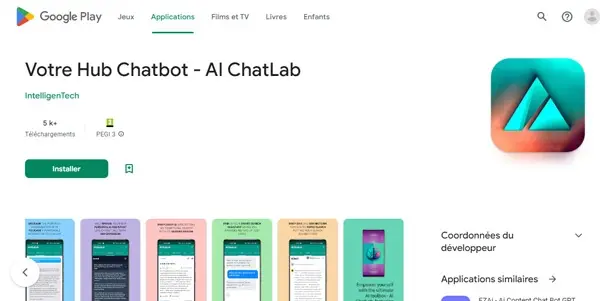 Screenshot of AI ChatLab