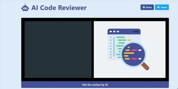 Screenshot of AI Code Reviewer