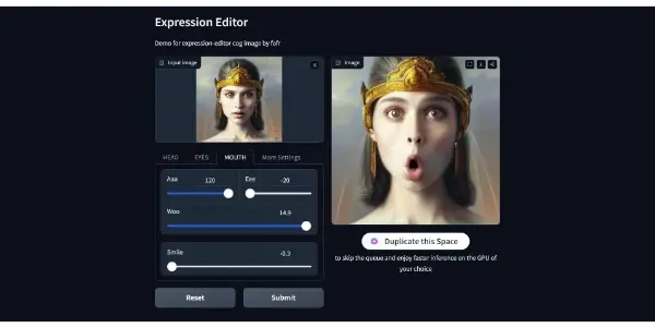 Screenshot of AI Expression Editor