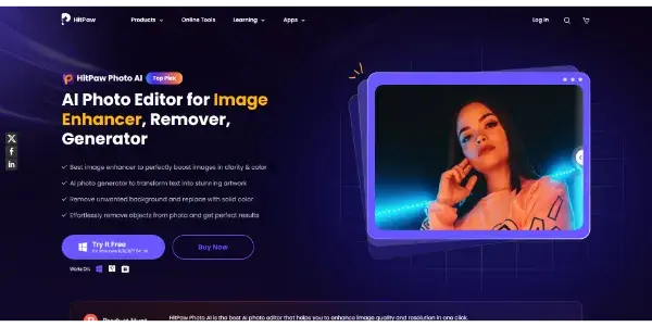 Screenshot of AI Photo by HitPaw