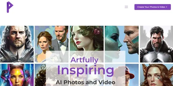 Screenshot of AI Photos