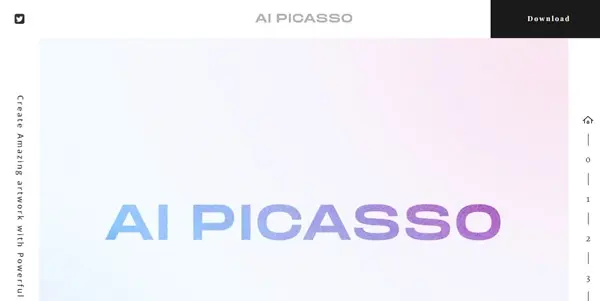 Screenshot of AI Picasso