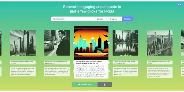 Screenshot of AI Post Generator