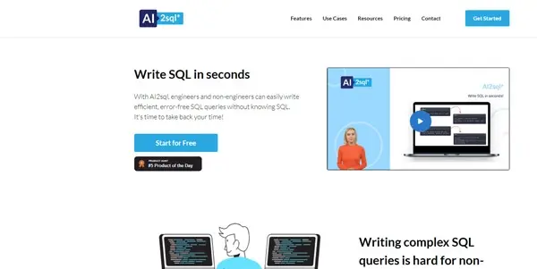 Screenshot of Ai2sql