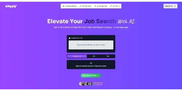 Screenshot of AIApply