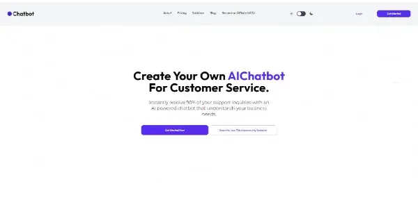 Screenshot of AIChatbot