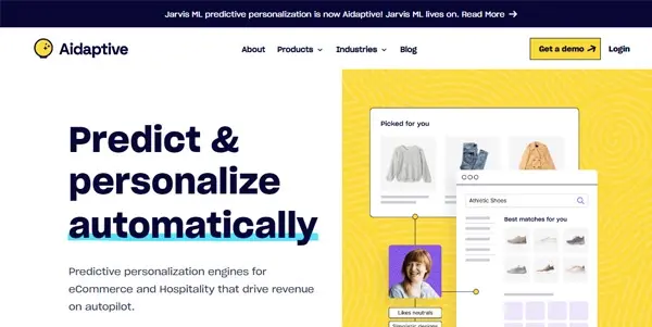 Screenshot of Aidaptive