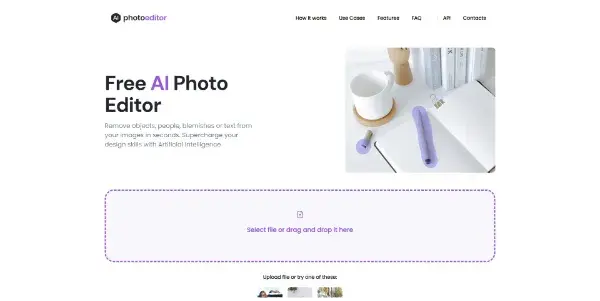 Screenshot of AIPhotoeditor
