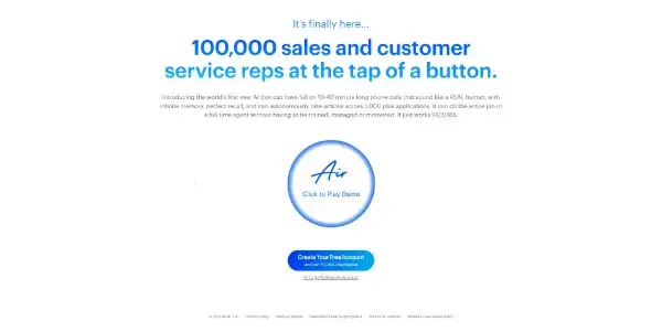 Screenshot of Air.ai