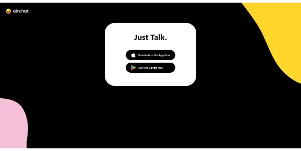 Screenshot of Airchat