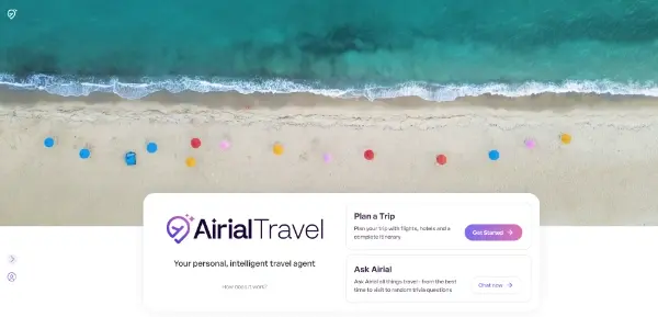 Screenshot of Airial Travel