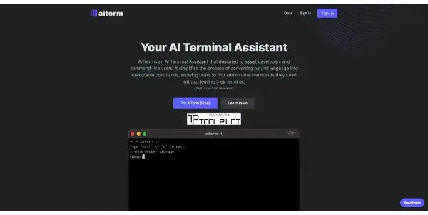 Screenshot of AiTerm
