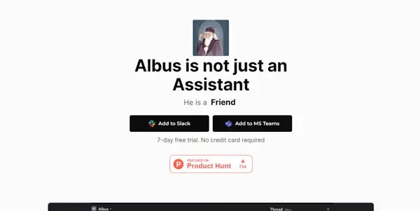 Screenshot of Albus