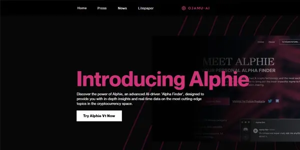 Screenshot of Alphie