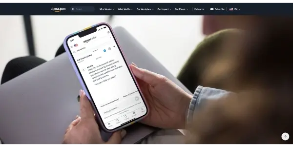 Screenshot of Amelia by Amazon