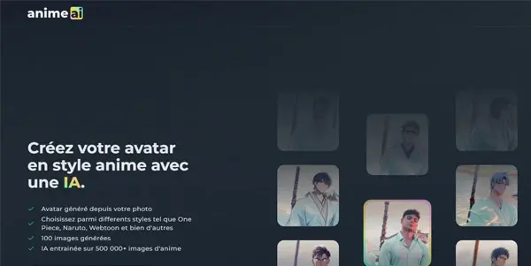 Screenshot of AnimeAI App