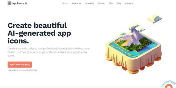 Screenshot of AppAppIcons AI