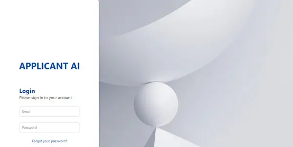 Screenshot of Applicant AI