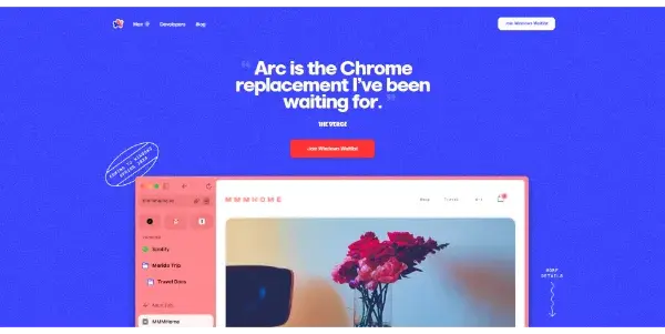 Screenshot of Arc Search