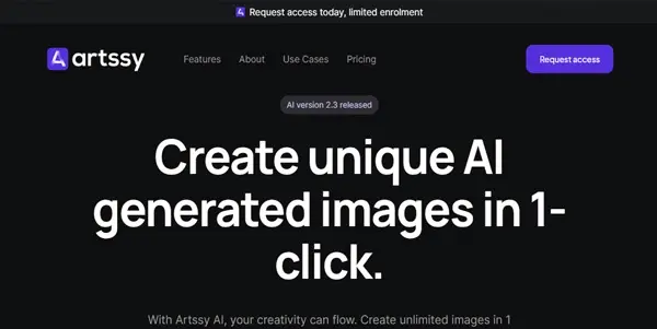 Screenshot of Artssy
