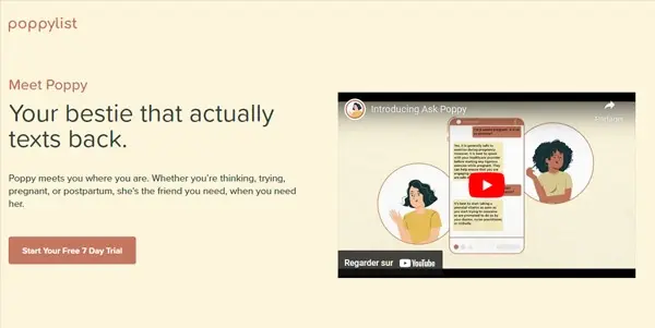 Screenshot of Ask Poppy