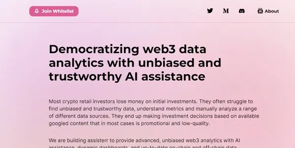 Screenshot of Assisterr