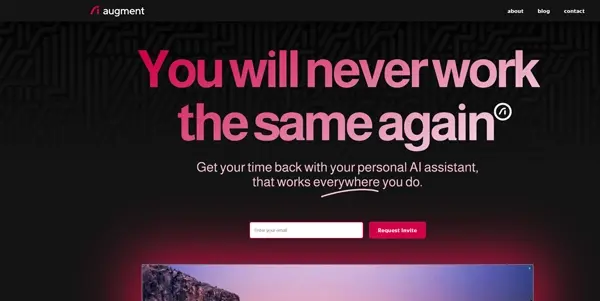 Screenshot of Augment AI