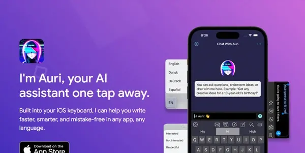 Screenshot of Auri AI