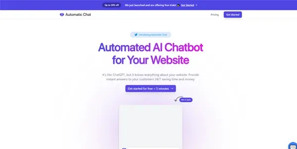 Screenshot of Automatic Chat