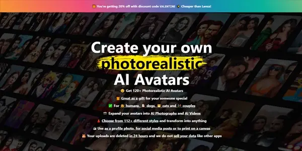 Screenshot of Avatar AI