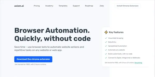 Screenshot of Axiom