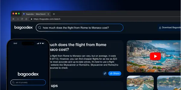 Screenshot of Bagoodex