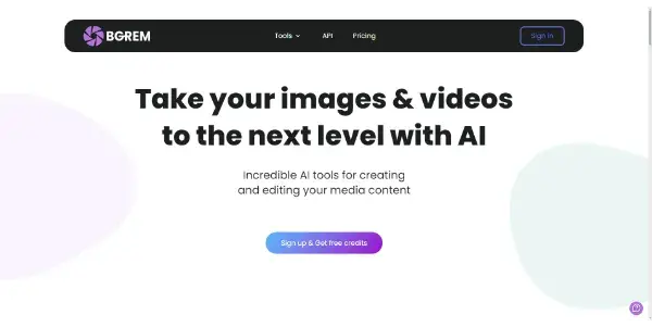 Screenshot of BgRem.ai