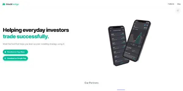 Screenshot of BlackHedge