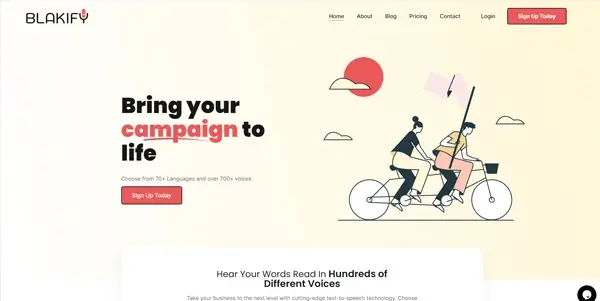 Screenshot of Blakify