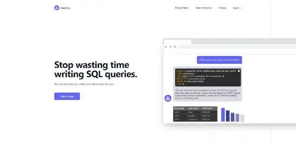 Screenshot of Blaze SQL