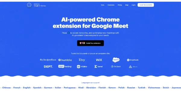 Screenshot of Bluedot