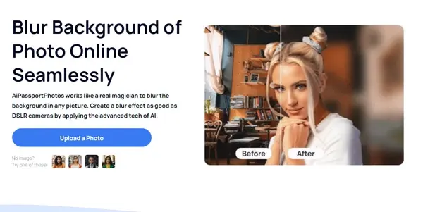 Screenshot of Blur Background