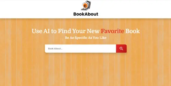 Screenshot of Bookabout