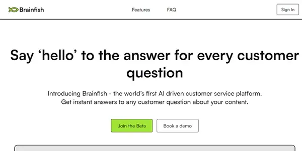 Screenshot of Brainfish
