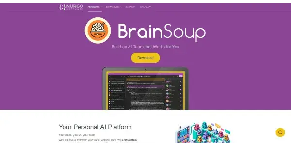 Screenshot of BrainSoup