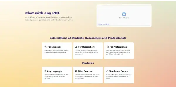 Screenshot of BrainyPDF