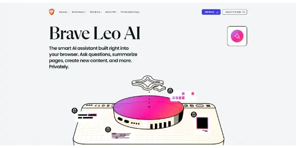 Screenshot of Brave Leo AI